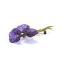 Purple petunia brooch by Michael Michaud
