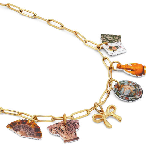 Beneath the Sea charm necklace by Pindex Studio