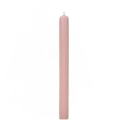 Blush pink dinner candle