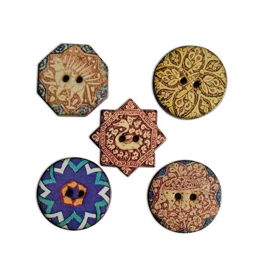 Epic Iran ceramic button - assorted