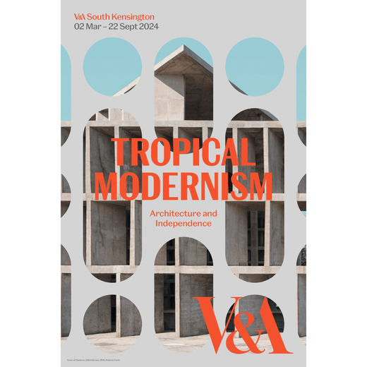 Tropical Modernism exhibition poster