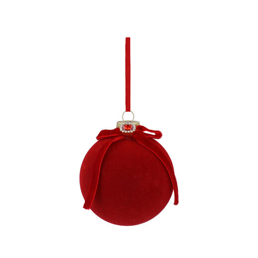 Red velvet bauble