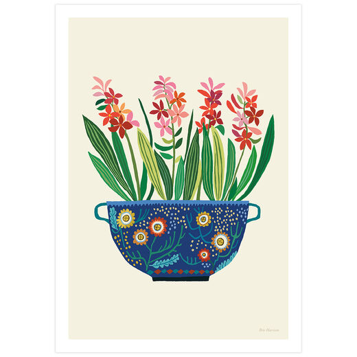 Hyacinths Art Print by Brie Harrison