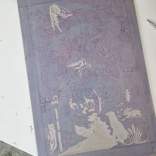 In a South Ken Garden by Kit Boyd - limited edition print