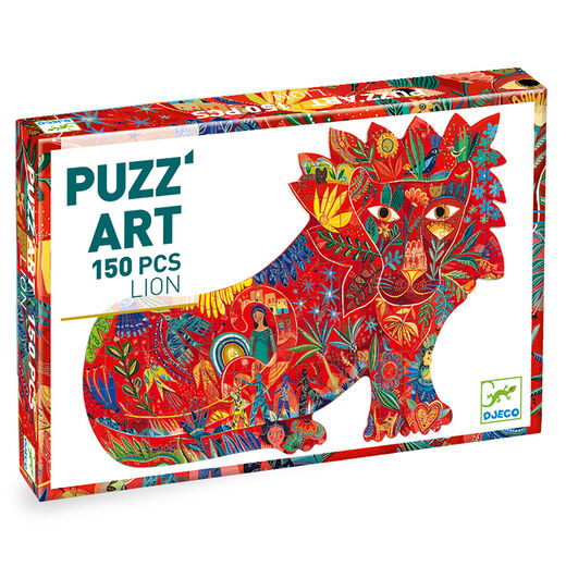 Lion art puzzle