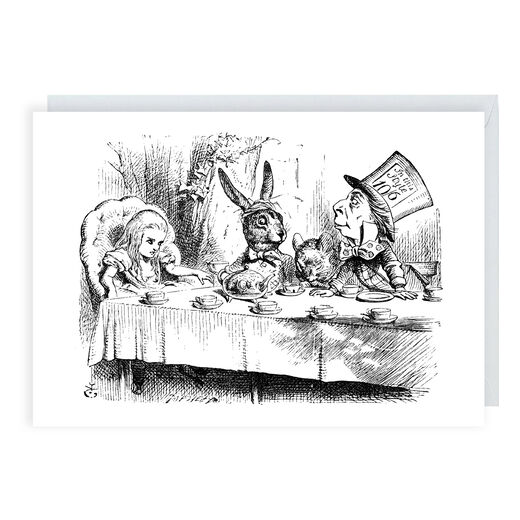 Mad Hatter’s Tea party greeting card