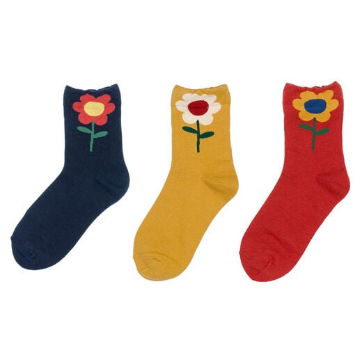 Bright flower socks - assorted