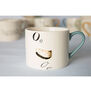 Edward Lear alphabet mug - O
