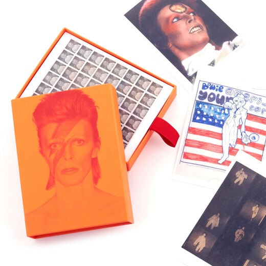 David Bowie is leaving hundreds of clues postcard collection