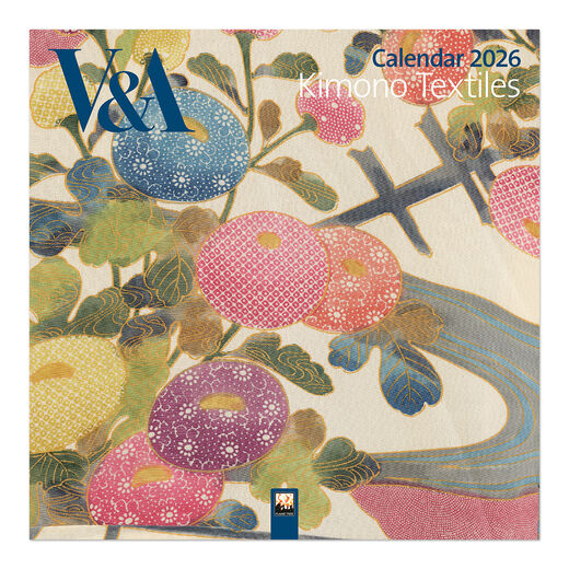  2026 V&A calendar with illustrations from kimono textiles