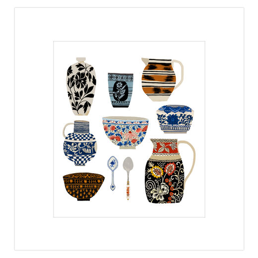 Ceramics Collection print by Brie Harrison