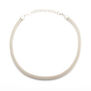 Simple rolled mesh necklace by Sarah Cavender
