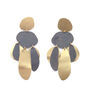 Golden mobile earrings by Sibilia
