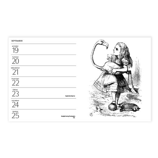 V&A Alice in Wonderland 2022 diary