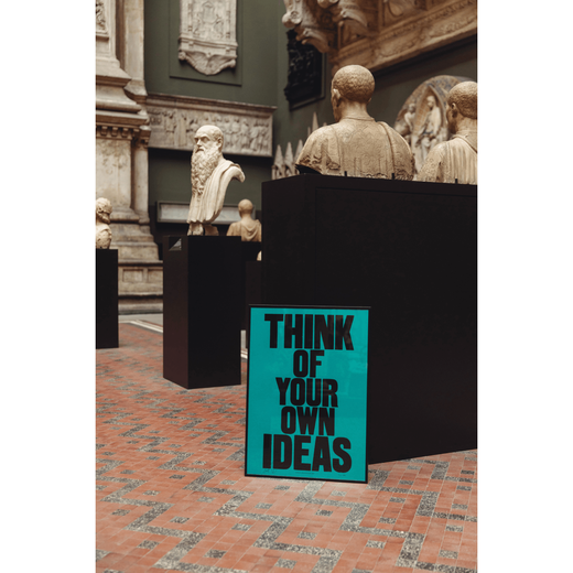 Think of Your Own Ideas by Anthony Burrill – limited edition, signed and numbered print