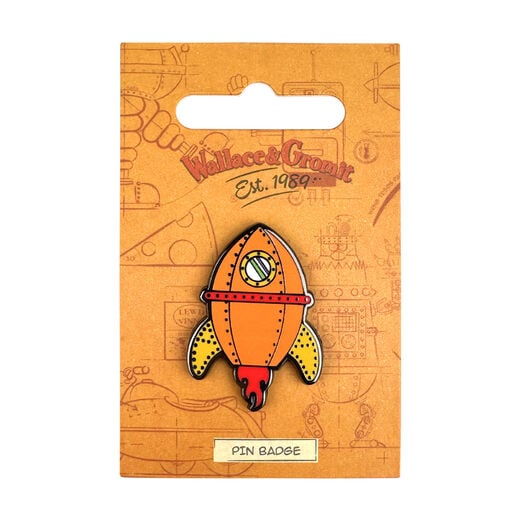 Rocket pin badge
