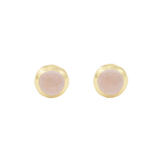 Rose onyx stud earrings by Shan Shan