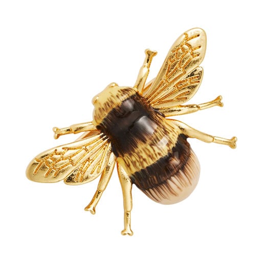 Honey bee brooch by Fable England