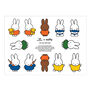 Miffy and friends cut and  sew tea towel