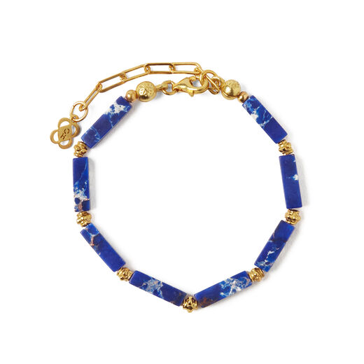 Blue beaded bracelet by Ottoman Hands