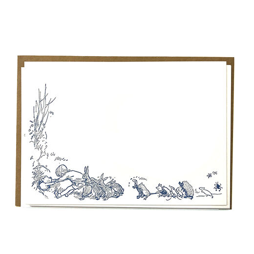 Winnie-the-Pooh correspondence cards with envelopes &ndash; pack of 10
