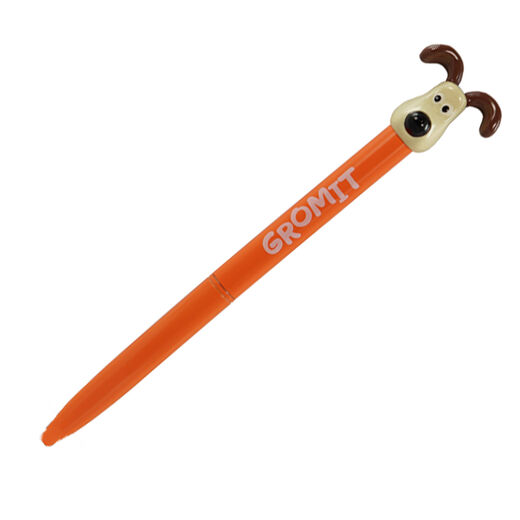 metal pen featuring Gromit on the top