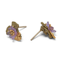 Giverny waterlily stud earrings by Michael Michaud