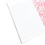 Terracotta notes notebook