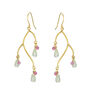 Branch drop earrings by Mounir