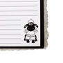 Shaun the Sheep A5 lined plush notebook