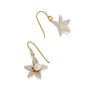 Orange blossom hook earrings by Michael Michaud