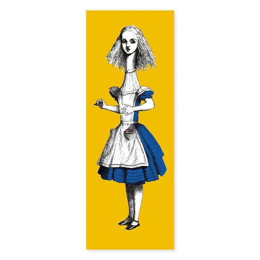 Alice in Wonderland shopper notepad