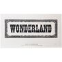 Wonderland letterpress print