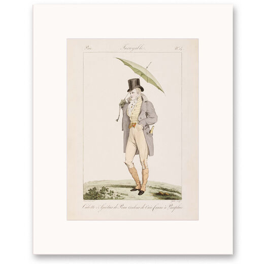 Incroyable No. 14 print by Georges Jacques Gatine