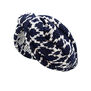 Navy ikat headband by Emin and Paul