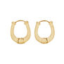 Horseshoe hoop earrings by Fable England