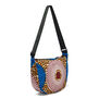 Ankara wax print crossbody bag
