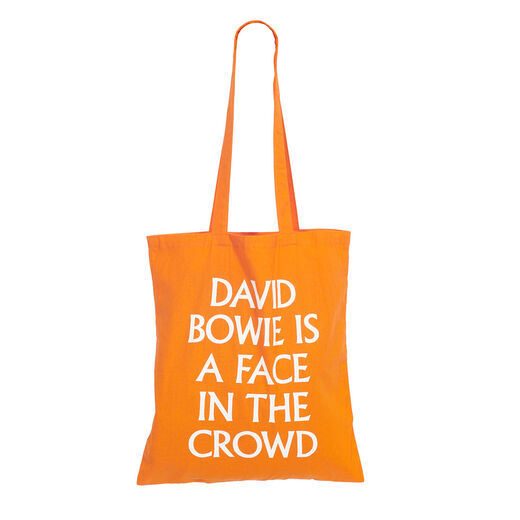 David Bowie is a Face in the Crowd exhibition tote bag