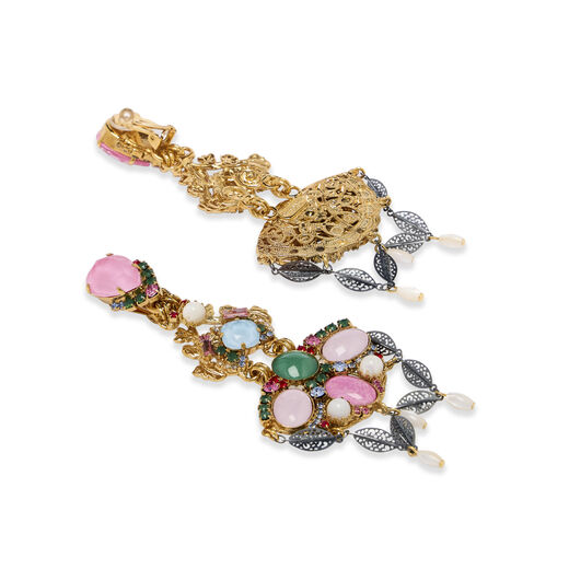 Neo Victoriana statement clip-on earrings by VICKISARGE