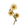 Yellow daisy brooch by Michael Michaud