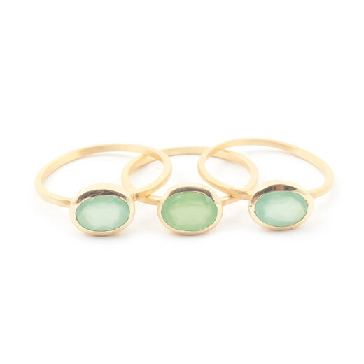 Jade rings by Shan Shan - L