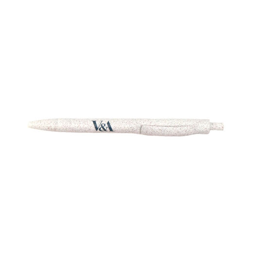 V&A white recycled pen