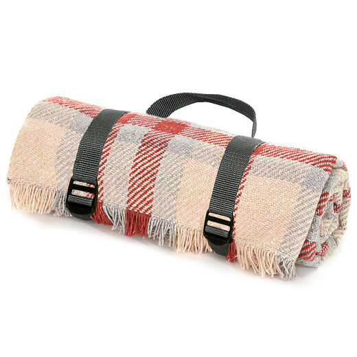 Recycled wool and fibre picnic rug