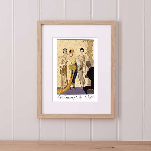 The Judgment of Paris by George Barbier mounted print