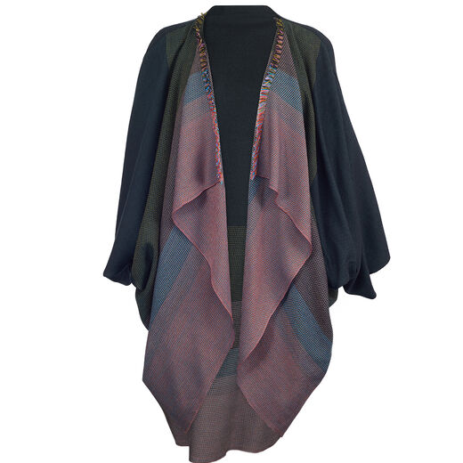 Woven jacket by Brigitte Leclerq