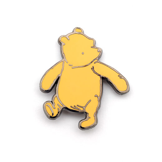 Pooh enamel badge