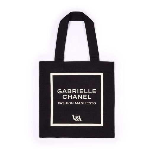 Small shopping bag, Grained calfskin & gold-tone metal, black