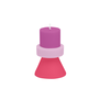 Mini magenta candle