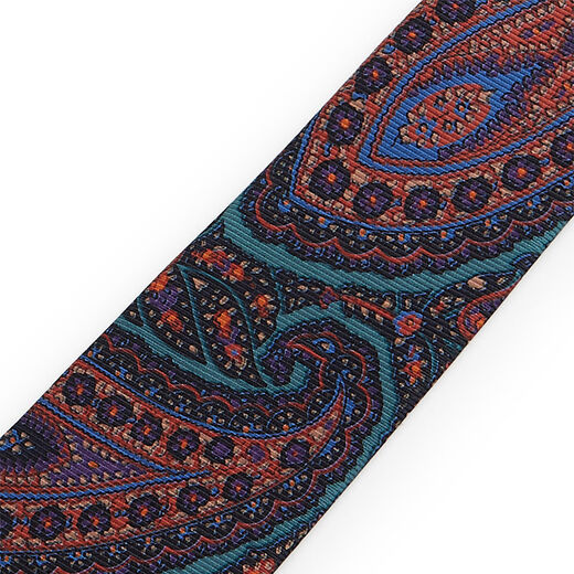 Paisley silk tie by Drake&rsquo;s
