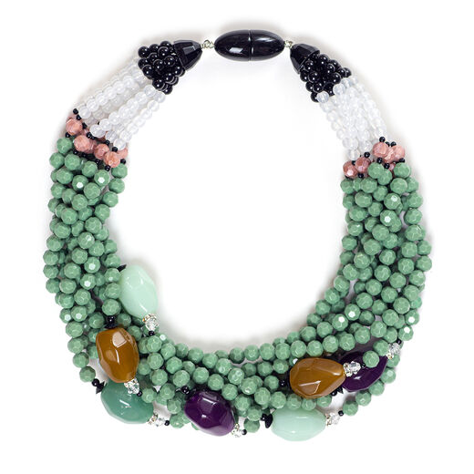 Small beaded collar necklace by Angela Caputi